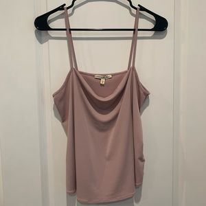 Cowl neck tank top